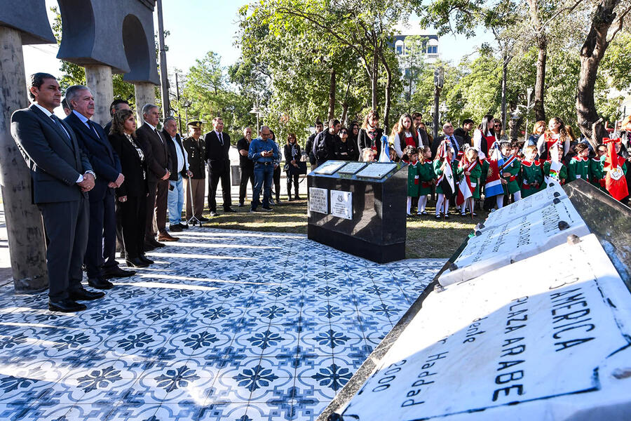 Acto oficial por el 78º aniversario de la Independencia de la República Árabe Siria en Santiago del Estero | Abril 17, 2024 (Foto: SSL Santiago del Estero)