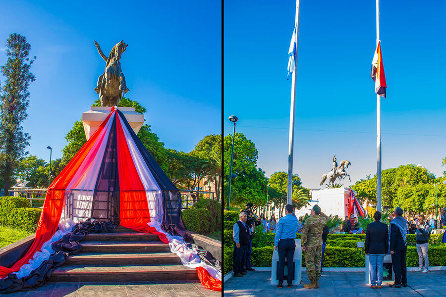 Acto oficial por el 78º aniversario de la Independencia de la República Árabe Siria en Tartagal | Abril 17, 2024 (Foto: SSL Tartagal)