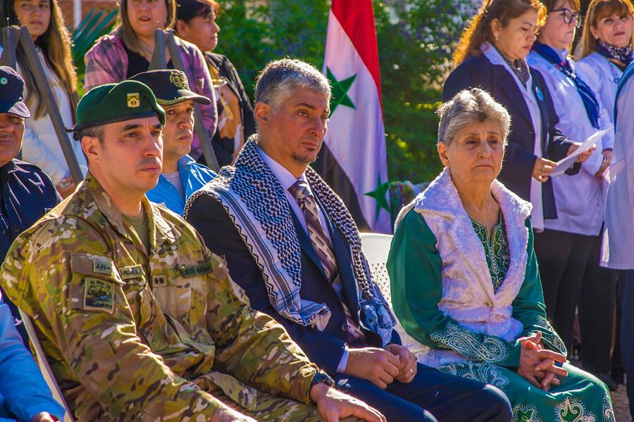 Acto oficial por el 78º aniversario de la Independencia de la República Árabe Siria en Tartagal | Abril 17, 2024 (Foto: SSL Tartagal)