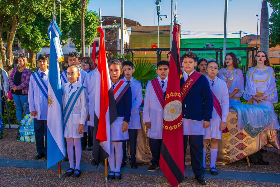 Acto oficial por el 78º aniversario de la Independencia de la República Árabe Siria en Tartagal | Abril 17, 2024 (Foto: SSL Tartagal)