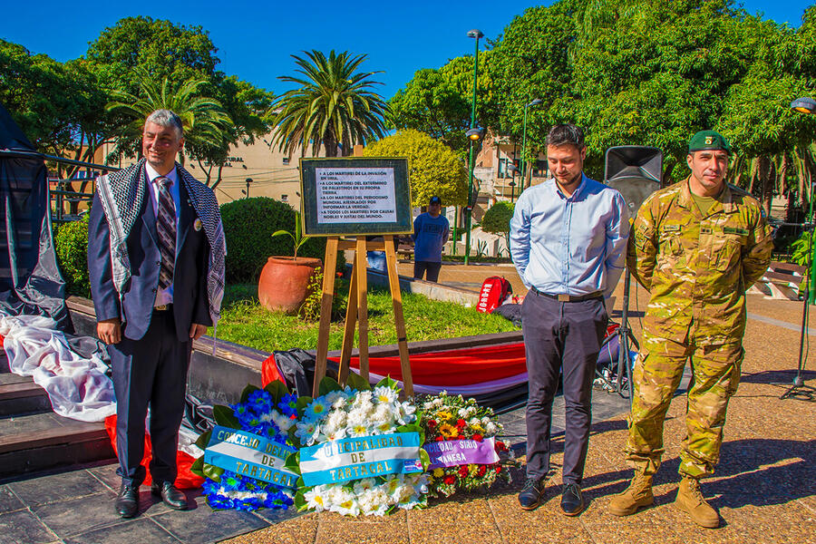 Acto oficial por el 78º aniversario de la Independencia de la República Árabe Siria en Tartagal | Abril 17, 2024 (Foto: SSL Tartagal)