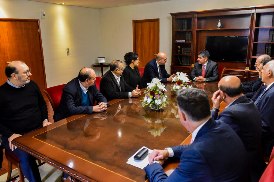 Audiencia del Sr. Embajador con el Vicegobernador de Tucumán, Dr. Miguel Ángel Acevedo | Abril 26, 2024 (Foto: H. Legislatura de Tucumán)