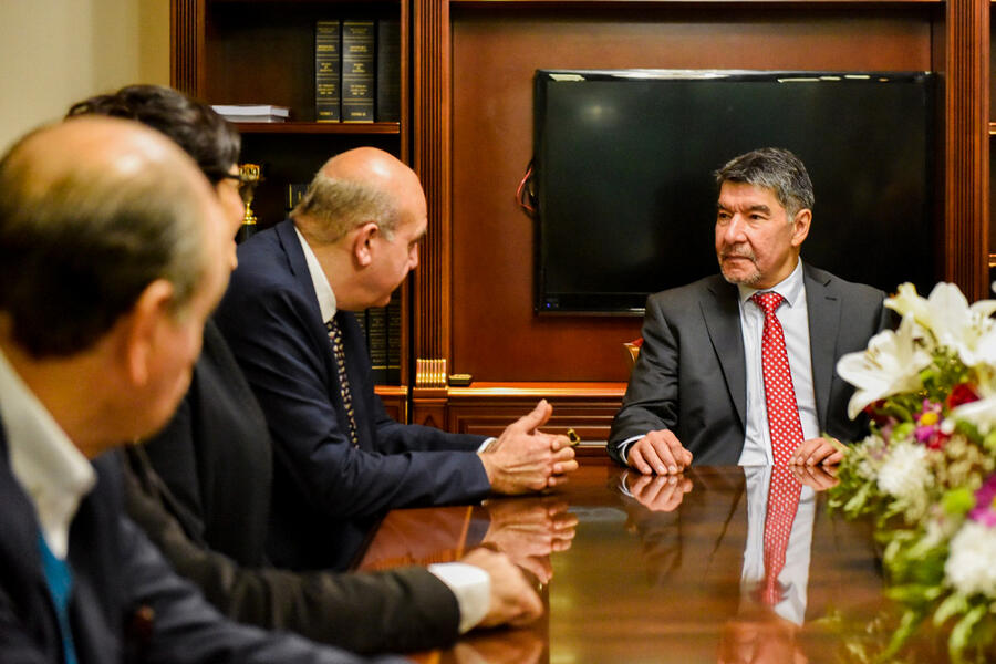 Audiencia del Sr. Embajador con el Vicegobernador de Tucumán, Dr. Miguel Ángel Acevedo | Abril 26, 2024 (Foto: H. Legislatura de Tucumán)