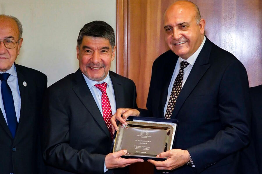 Audiencia del Sr. Embajador con el Vicegobernador de Tucumán, Dr. Miguel Ángel Acevedo | Abril 26, 2024 (Foto: H. Legislatura de Tucumán)