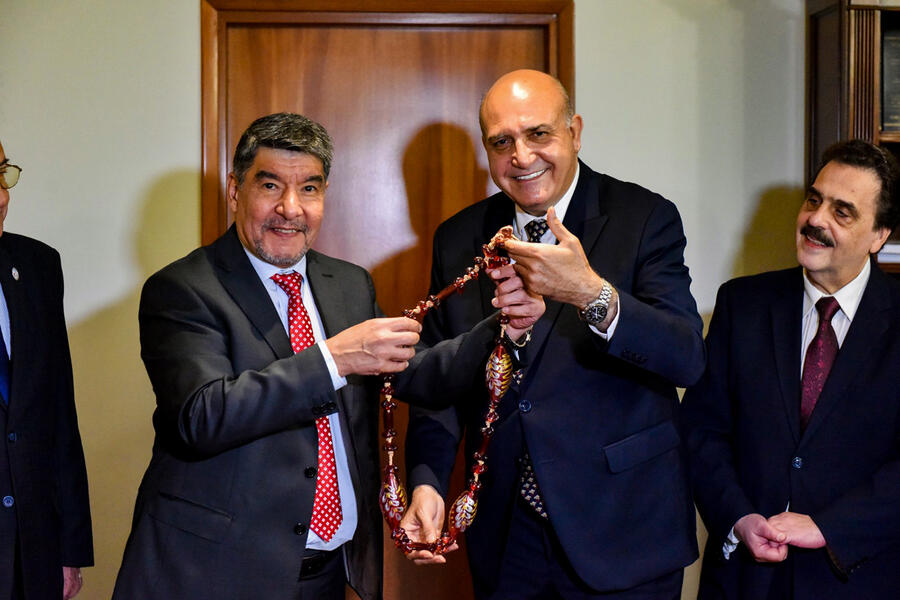 Audiencia del Sr. Embajador con el Vicegobernador de Tucumán, Dr. Miguel Ángel Acevedo | Abril 26, 2024 (Foto: H. Legislatura de Tucumán)