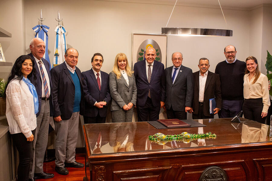 La Sra. Intendenta de San Miguel de Tucumán, Dra. Rossana Chahla recibe en audiencia al Sr. Embajador de Siria | Abril 26, 2024 (Foto: Intendencia SMT)