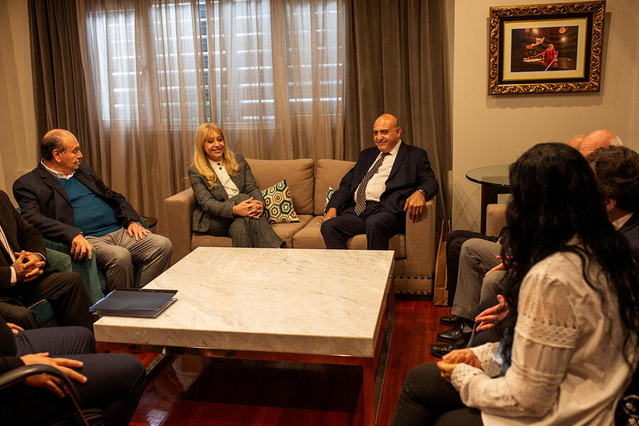 La Sra. Intendenta de San Miguel de Tucumán, Dra. Rossana Chahla recibe en audiencia al Sr. Embajador de Siria | Abril 26, 2024 (Foto: Intendencia SMT)