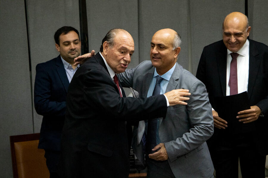 El Sr. Intendente de Concepción, Dr. Alejandro Molinuevo, recibe en audiencia al Sr. Embajador de Siria | Abril 27, 2024 (Foto: Intendencia SMT)