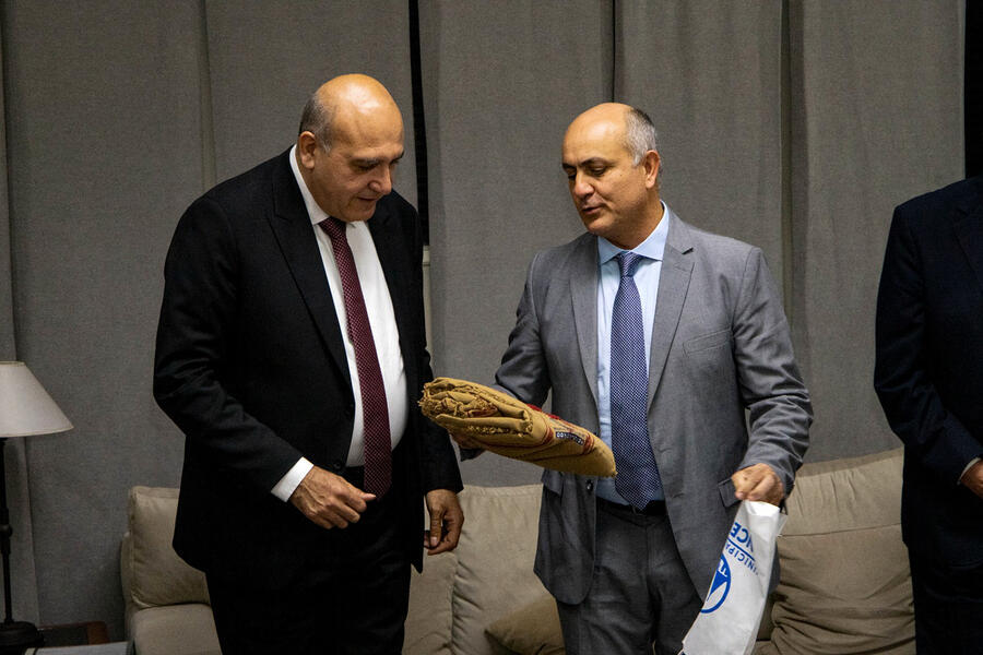 El Sr. Intendente de Concepción, Dr. Alejandro Molinuevo, recibe en audiencia al Sr. Embajador de Siria | Abril 27, 2024 (Foto: Intendencia SMT)