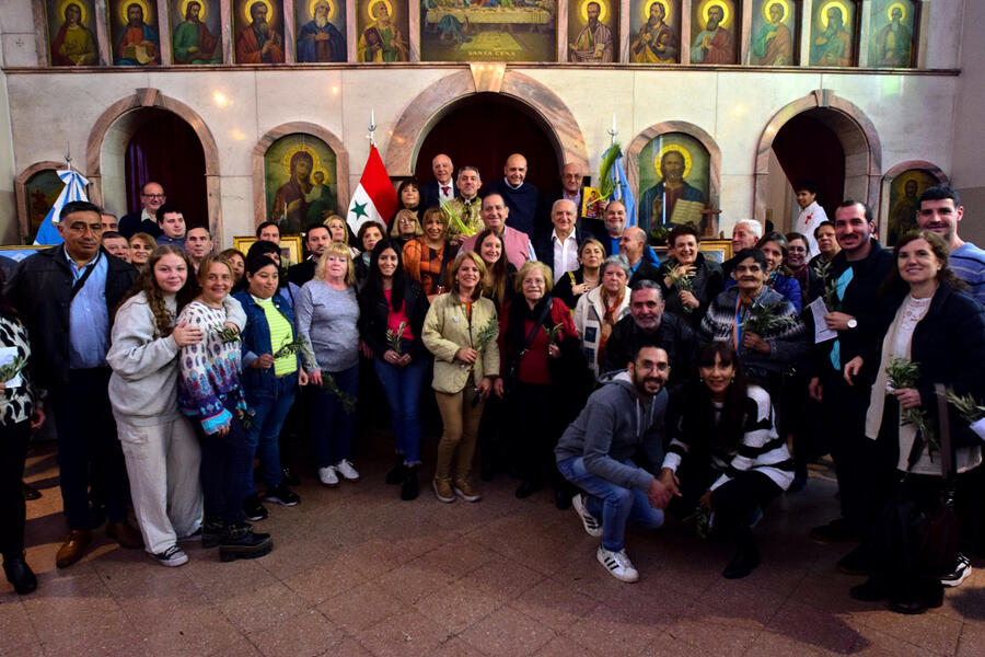 Oficio de Domingo de Ramos en la Iglesia Católica Ortodoxa Antioquena de Tucumán | Abril 28, 2024 (Foto: Iglesia Católica Ortodoxa Antioquena de Tucumán)