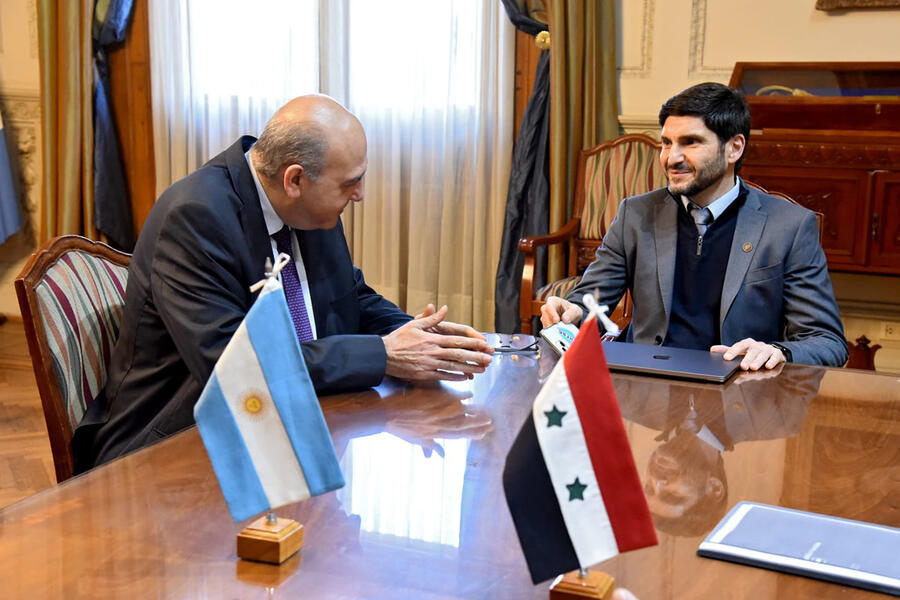 El Sr. Embajador sostuvo encuentro con el Sr. Gobernador de la Provincia de Santa Fe, Lic. Maximiliano Pullaro (Julio 26, 2024)