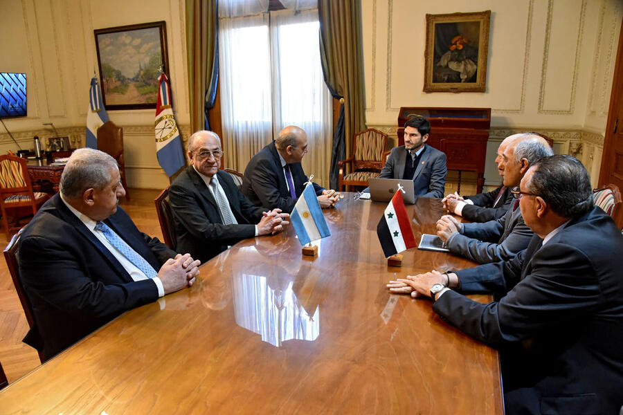 El Sr. Embajador sostuvo encuentro con el Sr. Gobernador de la Provincia de Santa Fe, Lic. Maximiliano Pullaro (Julio 26, 2024)