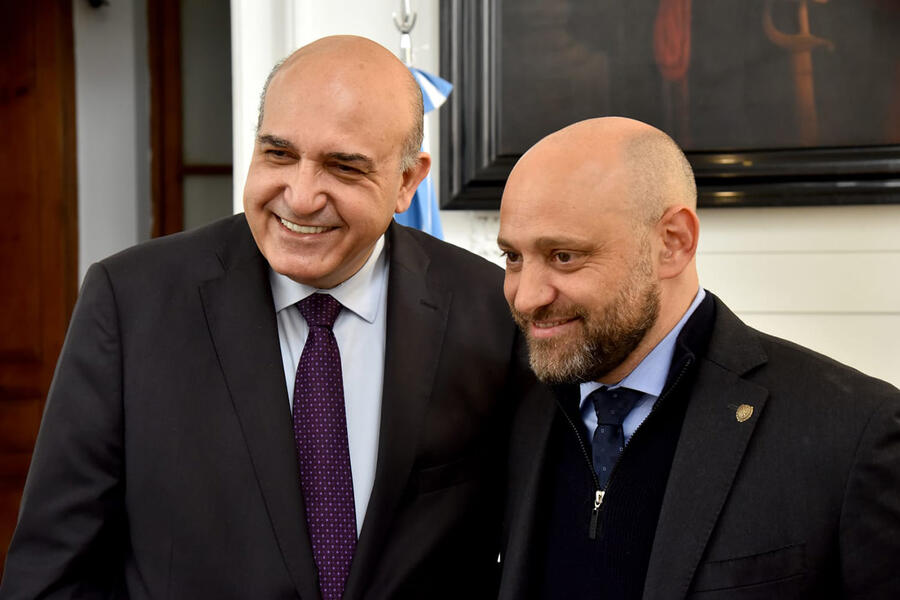 El Sr. Embajador sostuvo encuentro con el Sr. Gobernador de la Provincia de Santa Fe, Lic. Maximiliano Pullaro (Julio 26, 2024)