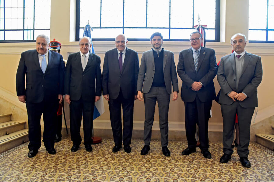 El Sr. Embajador sostuvo encuentro con el Sr. Gobernador de la Provincia de Santa Fe, Lic. Maximiliano Pullaro (Julio 26, 2024)