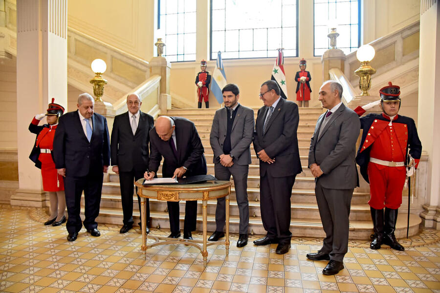 El Sr. Embajador sostuvo encuentro con el Sr. Gobernador de la Provincia de Santa Fe, Lic. Maximiliano Pullaro (Julio 26, 2024)