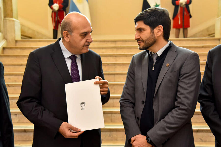 El Sr. Embajador sostuvo encuentro con el Sr. Gobernador de la Provincia de Santa Fe, Lic. Maximiliano Pullaro (Julio 26, 2024)