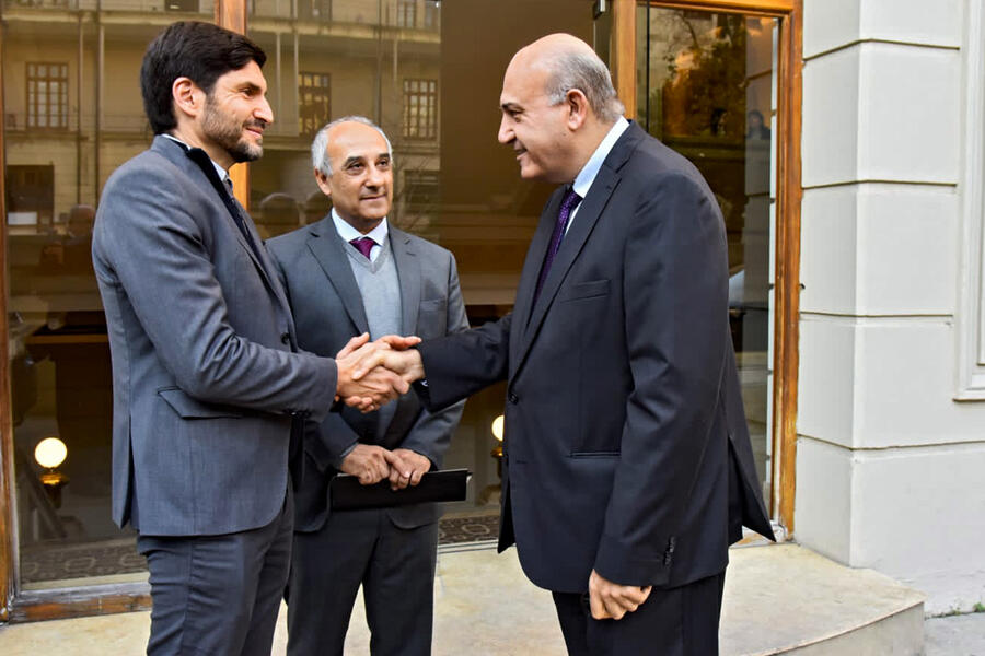 El Sr. Embajador sostuvo encuentro con el Sr. Gobernador de la Provincia de Santa Fe, Lic. Maximiliano Pullaro (Julio 26, 2024)