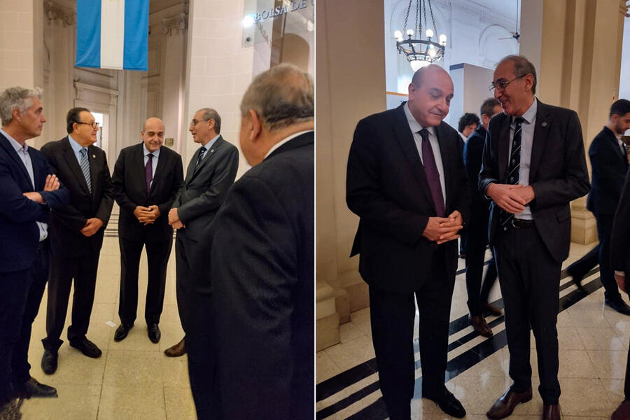 El Sr. Embajador sostuvo encuentro con el presidente de la Bolsa de Comercio de Rosario, Miguel Simioni y autoridades del Directorio de la BCR (Julio 26, 2024)