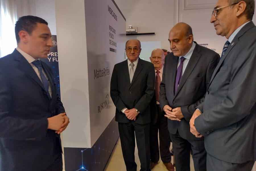 El Sr. Embajador sostuvo encuentro con el presidente de la Bolsa de Comercio de Rosario, Miguel Simioni y autoridades del Directorio de la BCR (Julio 26, 2024)