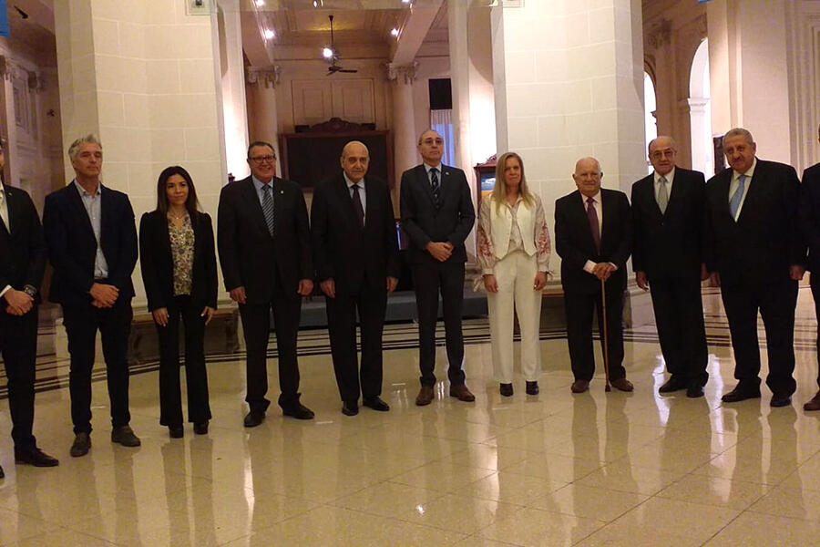 El Sr. Embajador sostuvo encuentro con el presidente de la Bolsa de Comercio de Rosario, Miguel Simioni y autoridades del Directorio de la BCR (Julio 26, 2024)