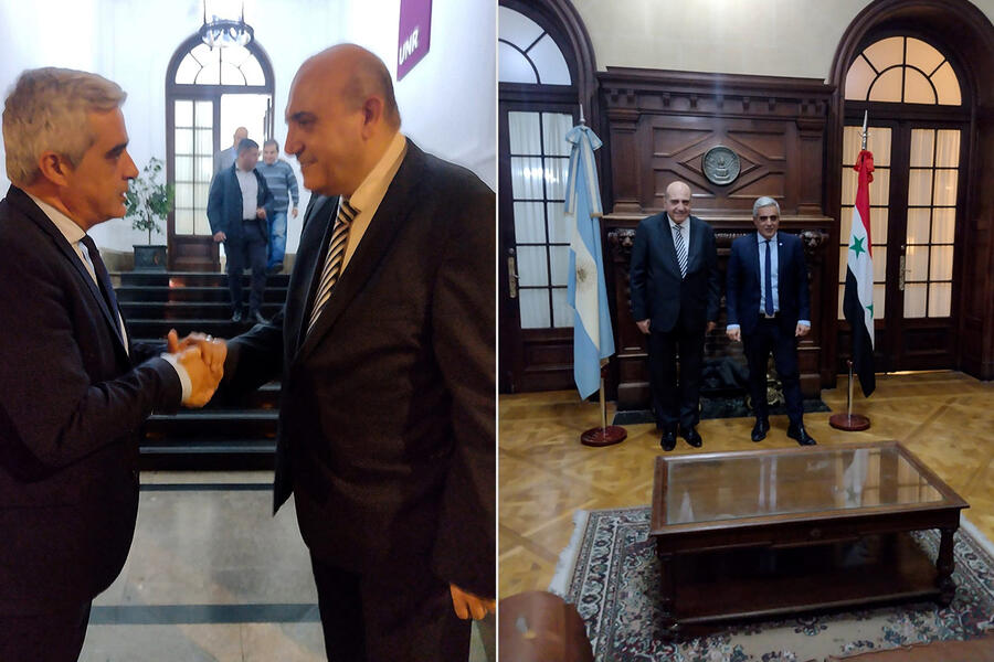 El Sr. Embajador se reunió con el Decano de la Universidad Nacional de Rosario (UNR), Lic. Franco Bartolacci (Julio 26, 2024)