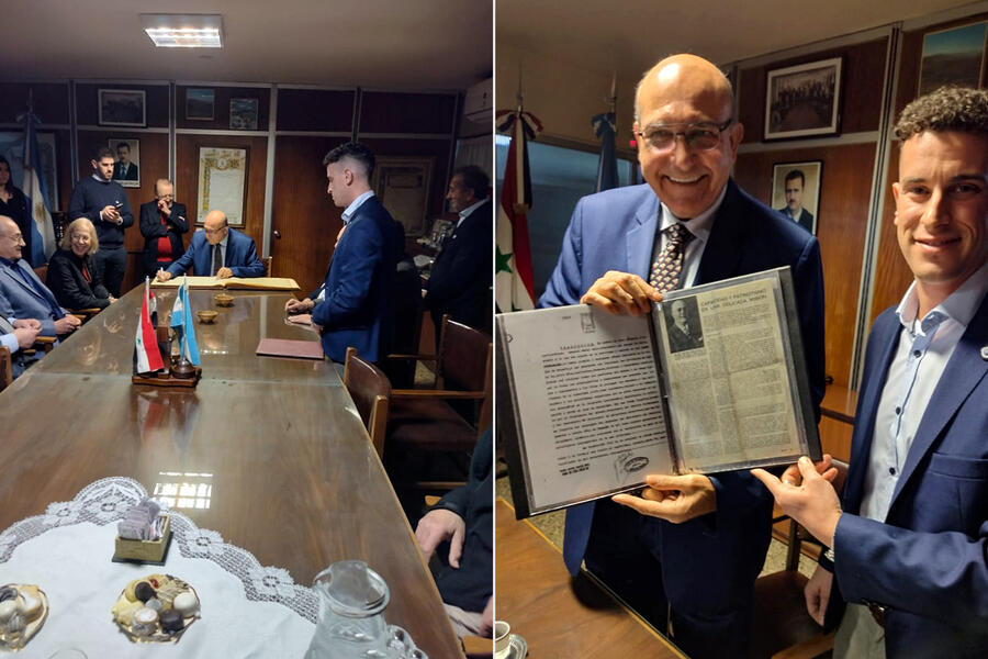El Sr. Embajador visitó y se reunió con autoridades del Club Social Argentino Sirio (Julio 24, 2024)