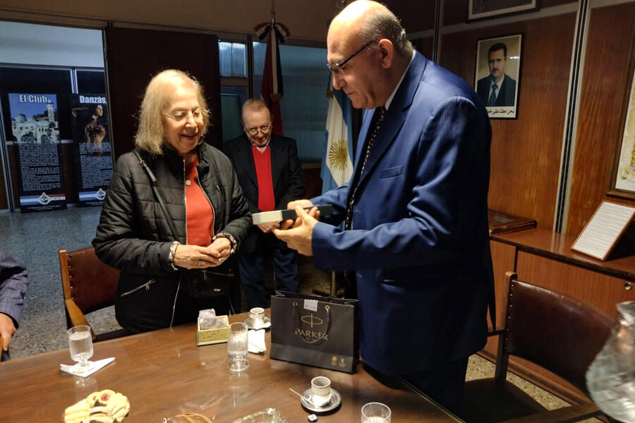 El Sr. Embajador visitó y se reunió con autoridades del Club Social Argentino Sirio (Julio 24, 2024)