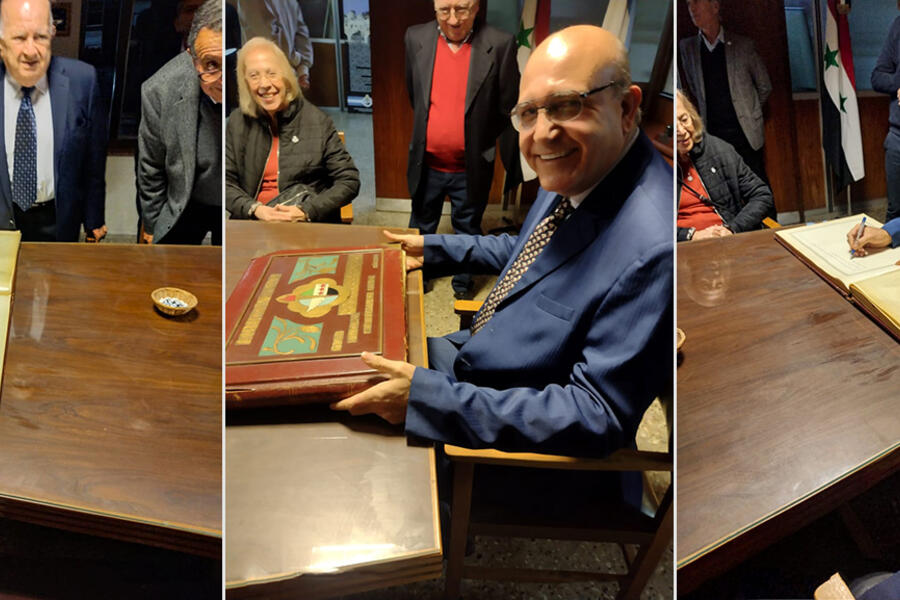 El Sr. Embajador visitó y se reunió con autoridades del Club Social Argentino Sirio (Julio 24, 2024)