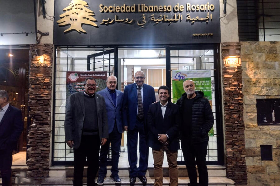 El Sr. Embajador visitó y se reunió con autoridades de la Sociedad Libanesa (Julio 24, 2024)