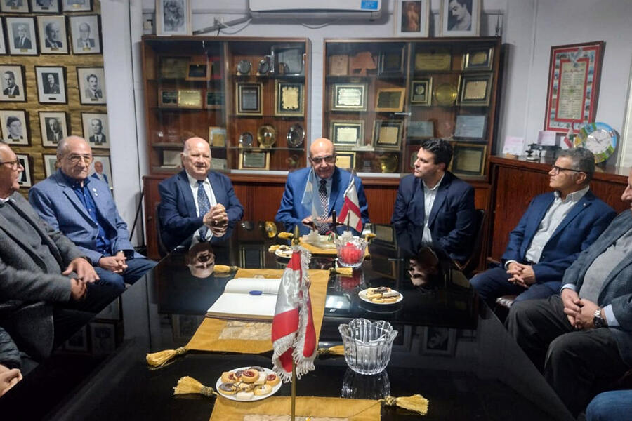 El Sr. Embajador visitó y se reunió con autoridades de la Sociedad Libanesa (Julio 24, 2024)