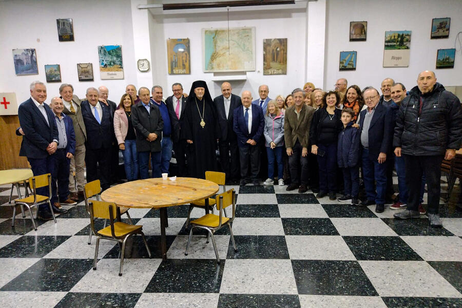 El Sr. Embajador visitó al Obispo de la Iglesia Católica Greco Melquita, Monseñor Ibrahim Salameh (Julio 25, 2024)