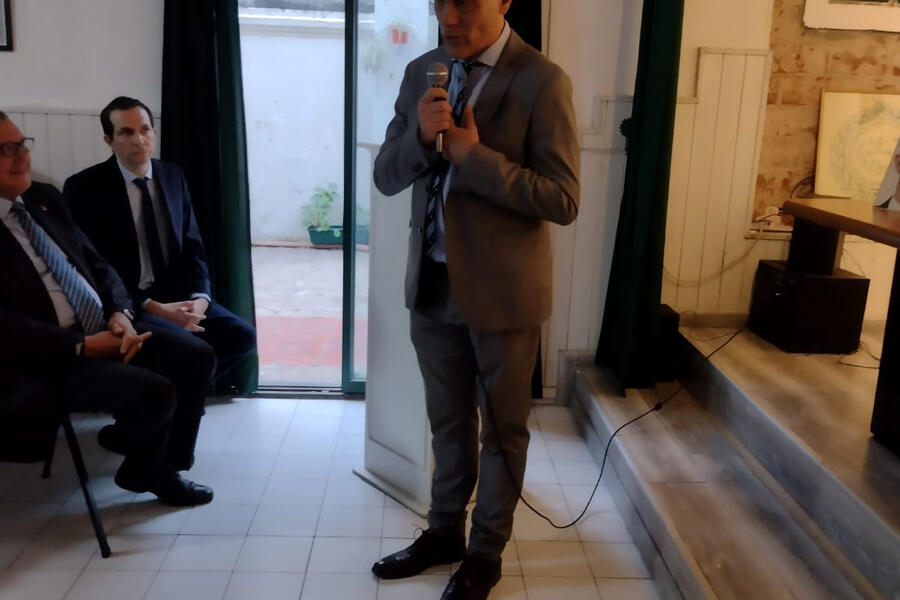 El Sr. Embajador visitó el Centro Cultural Árabe y recibió los saludos de directivos de entidades hermanas de la ciudad y la provincia de Santa Fe (Julio 26, 2024)