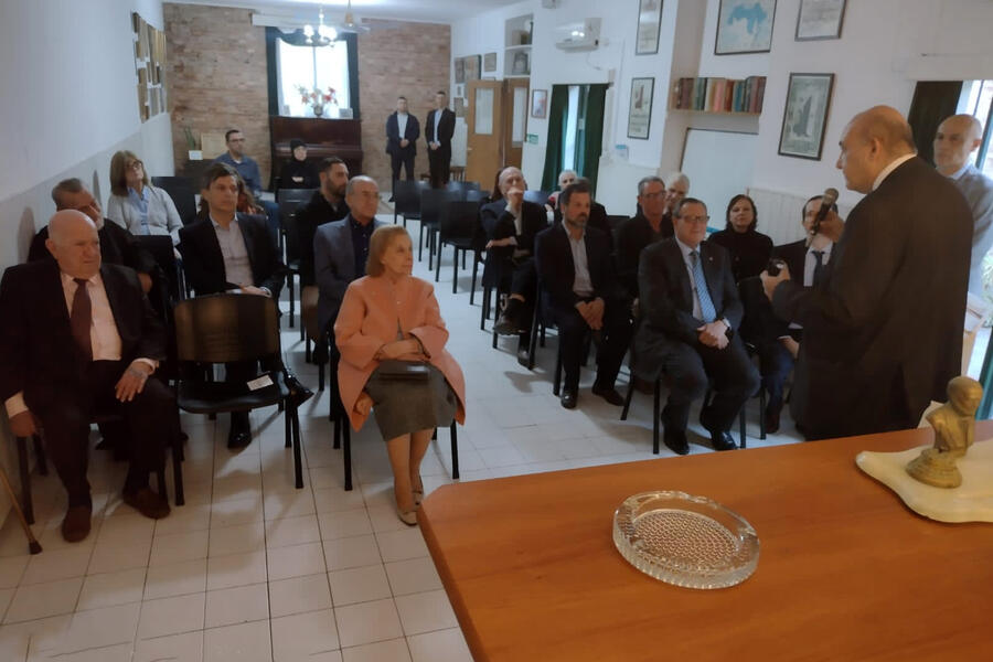 El Sr. Embajador visitó el Centro Cultural Árabe y recibió los saludos de directivos de entidades hermanas de la ciudad y la provincia de Santa Fe (Julio 26, 2024)