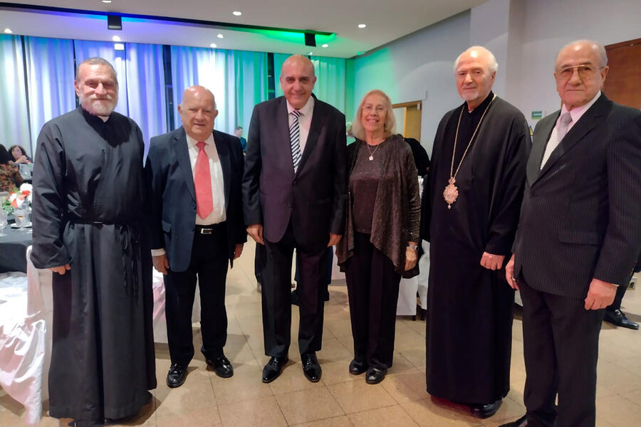 El Sr. Embajador fue agasajado con una cena de honor en el Salón Siriano del Club Social Argentino Sirio (Julio 26, 2024)