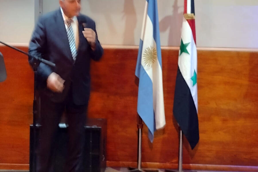 El Sr. Embajador fue agasajado con una cena de honor en el Salón Siriano del Club Social Argentino Sirio (Julio 26, 2024)