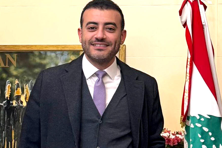 El Sr. Jefe de Misión de la República del Líbano, Dr. Tannous Kabiity, recibió a los directivos del CSLBA