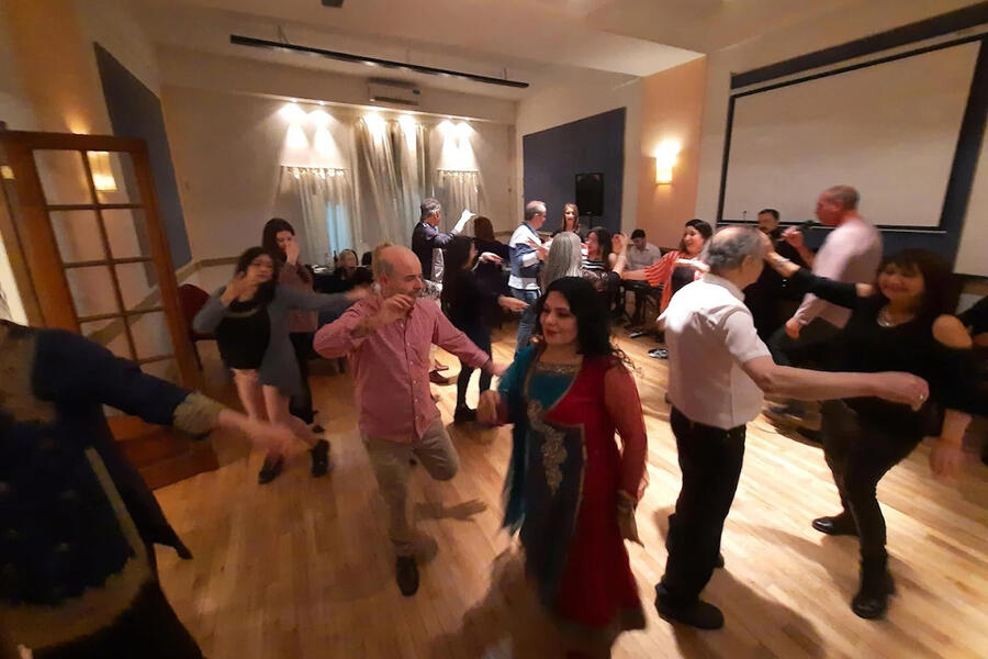 Raqsa, la danza tradicional árabe presente en los encuentros de la ABD (Foto: ABD redes)