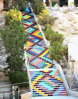 escalera de la paz