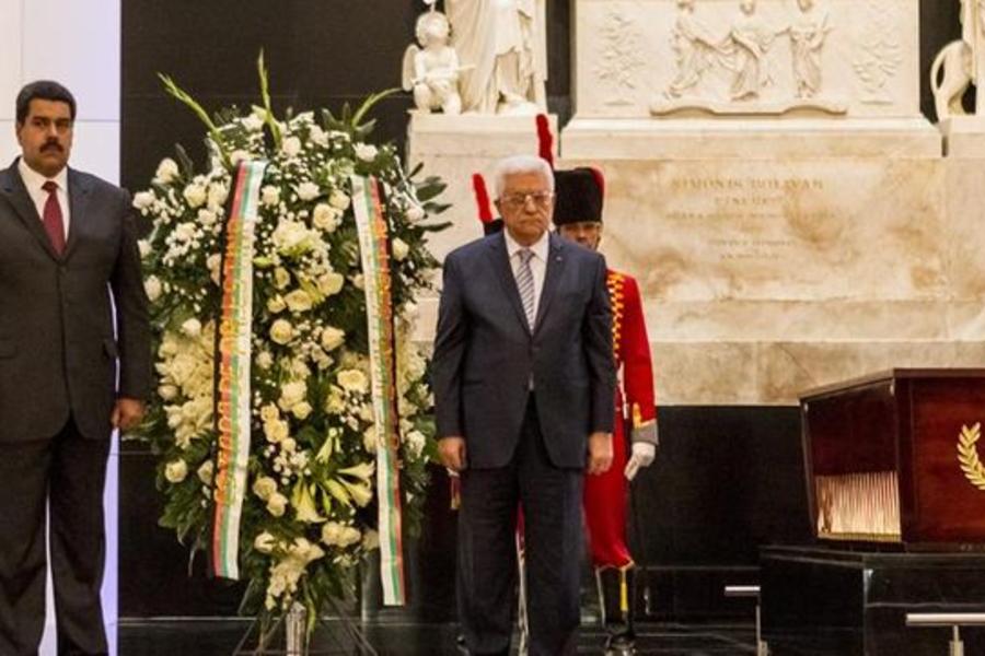 En su gira oficial, Mahmud Abbas, firmó acuerdos con Venezuela