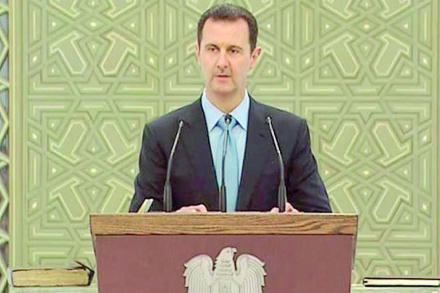 Fuerte discurso de Al Assad al iniciar su tercer mandato
