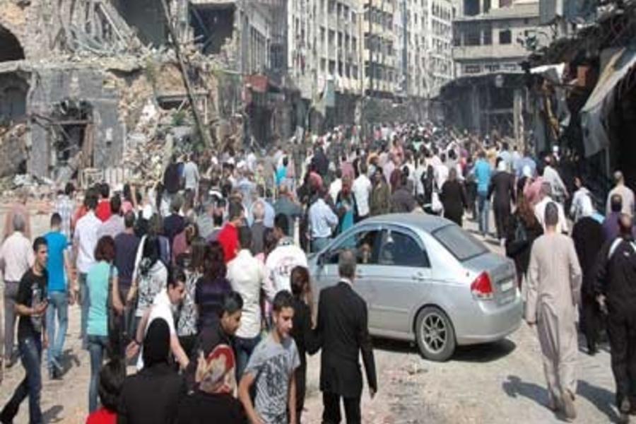 Retorno de desplazados a Homs