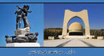 Monumentos nacionales que recuerdan a los mártires de 1916 en Damasco y Beirut en los que hasta hace poco se conmemoraba oficialmente la fecha del Día de los Mártires (Fotos: redes / Diseño: DSL)