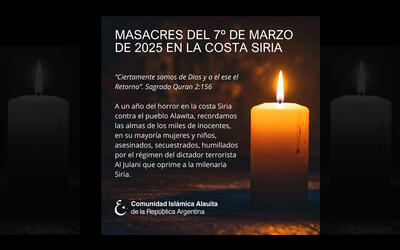 Comunidad Islámica Alauita se expide a un año de las masacres en la costa siria