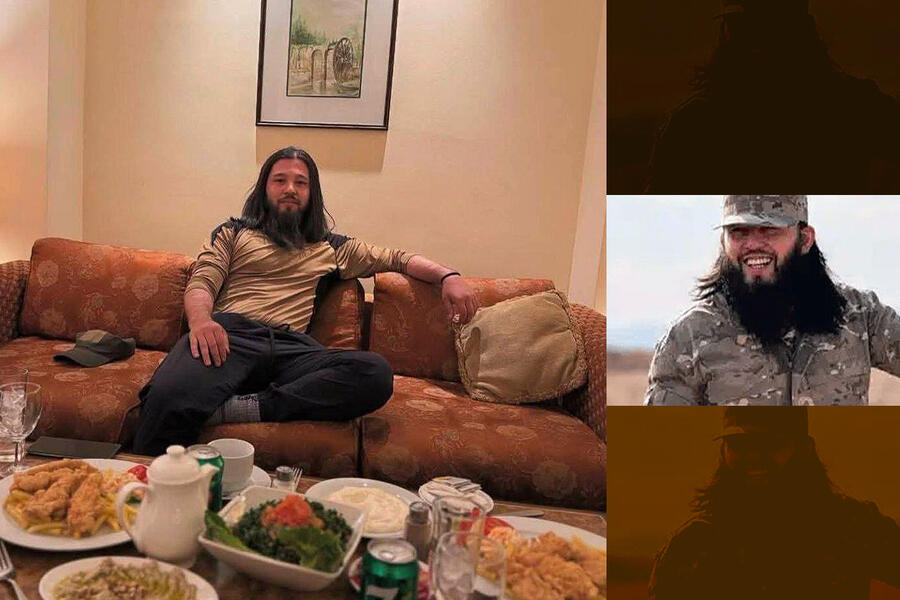 El terrorista internacional “Abu Dujanah al-Turkistani”, alto mando del Partido Islámico del Turquestán, agrupación salafista uigur con base en Idleb cuya eliminación fuera falsamente anunciada a fines de enero último presuntamente a cargo de la Coalición liderada por EEUU en Siria, disfruta de su equipado y bien surtido departamento en Damasco en imagen publicada en redes sirias en mayo de 2025.
