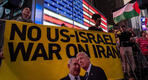 Manifestación "No a la guerra contra Irán" en la ciudad de Nueva York, EEUU | Junio 18, 2025 (Redes)