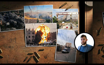 Ilustración de fondo: Mohammad Mokalled (Al Mayadeen) / Gráfica: Redacción DSL