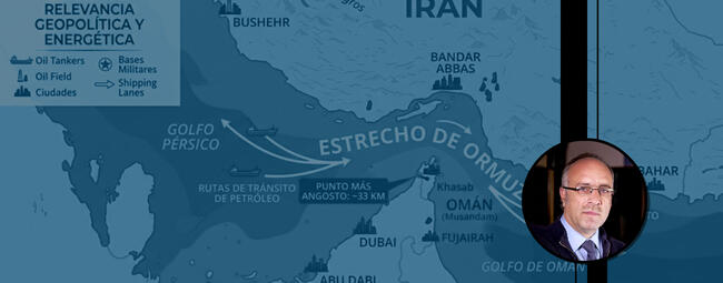 Sapag: Análisis geopolítico tras el bloqueo estadounidense de Ormuz 