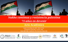 Acto académico por Día de la Nakba