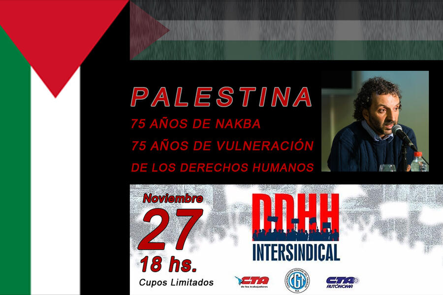 Charla sobre Palestina: Nakba y Derechos Humanos