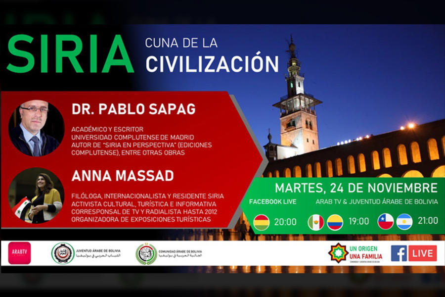Charla sobre Siria, su cultura y turismo